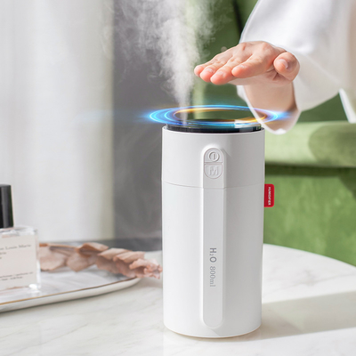 2000mah 800ml পোর্টেবল রিচার্জেবল হিউমিডিফায়ার LED লাইট সেন্সিং মিনি ইউএসবি