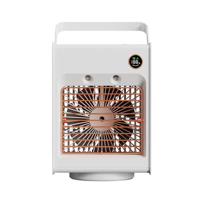 গুণমান  Rechargeable USB Air Cooler Fan 4000mAh Battery Nano Ice Mist Fan কারখানা