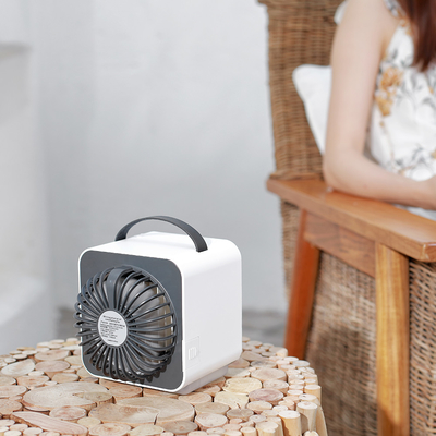 হোম 3h স্ট্যান্ড এয়ার কন্ডিশনার 2000mah ব্যাটারি LED রিচার্জেবল ডেস্ক ফ্যান