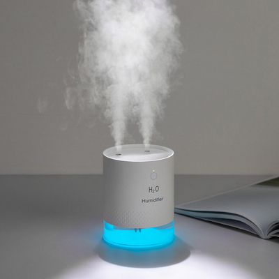 ব্যাটারি 2000mAh অ্যারোমা ডিফিউজার নাইট লাইট 650ml ডাবল স্প্রে মিনি ইউএসবি আল্ট্রাসোনিক